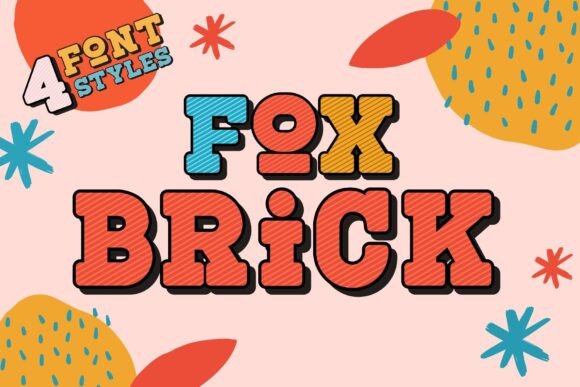 Add a Splash of Fun and Bold Personality to Your Designs with Fox Brick