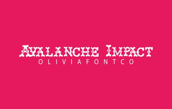Avalanche Impact: A Handwritten Font with a Romantic Touch