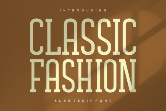 Classic Fashion: Timeless Typography with Vintage Flair