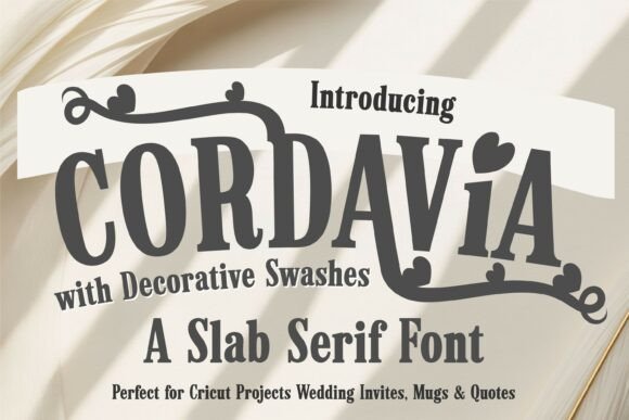 Cordavia Bold Swash: A Playful and Elegant Font for Creative Projects