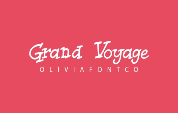 Discover the Charm of Grand Voyage Font: A Handwritten Touch for Creative Projects