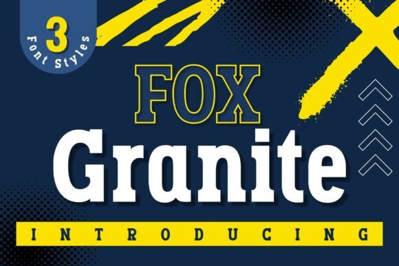 Fox Granite – A Bold and Versatile Display Font for Impactful Design