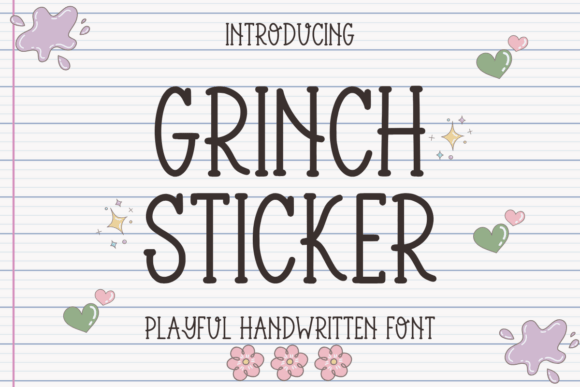 Grinch Sticker: A Playful Font for Creative Projects
