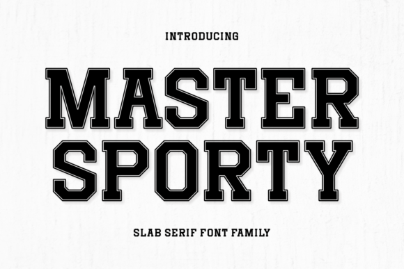 Master Sporty Bold Font: A Unique Blend of Vintage and Athletic Typography