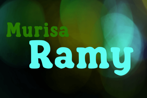 Murisaramy Regular: A Bold, Playful Font for Modern Design