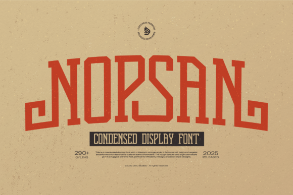 Nopsan: A Condensed Display Font for Modern Design Projects