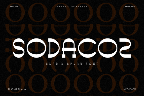 Sodacoz: A Bold Typeface for Creative Projects