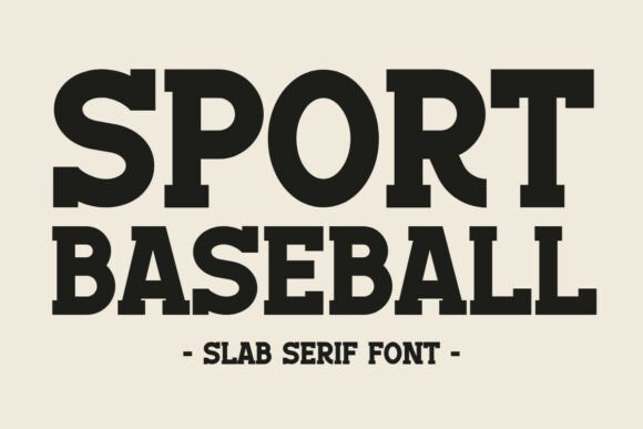 Sport Baseball Font: A Dynamic Choice for Sports-Themed Design Projects