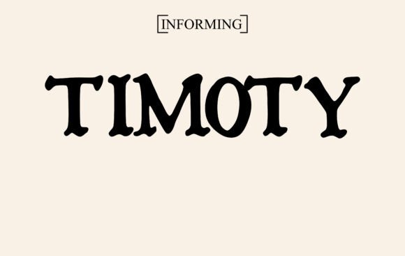Timoty Font: A Versatile Design Favorite for Modern Creatives
