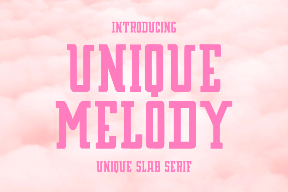 Unique Melody: A Whimsical Font for Creative Projects