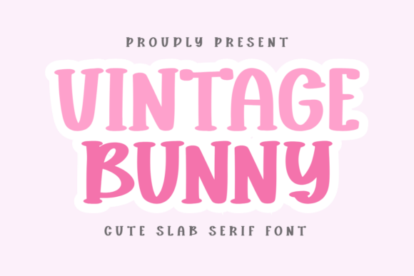 Vintage Bunny: A Playful Font for Creative Projects