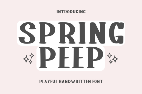 Why Spring Peep Stands Out in the World of Whimsical Fonts